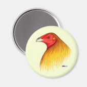Gamecock Dubbed Magnet (Vorderseite/Rückseite)