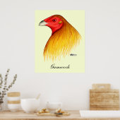 Gamecock Dubbed Poster (Küche)