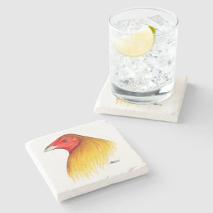 Gamecock Dubbed Steinuntersetzer