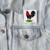 Gamecock: Dunkelrot Button (Beispiel)