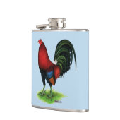 Gamecock: Dunkelrot Flachmann (Links)