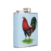 Gamecock: Dunkelrot Flachmann (Rechts)