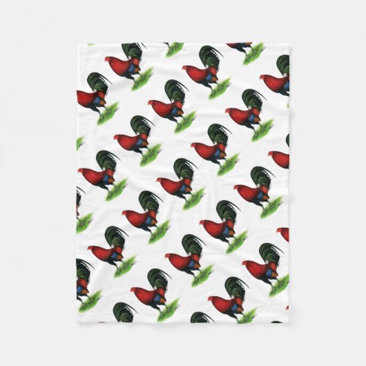 Gamecock: Dunkelrot Fleecedecke (Vorderseite)