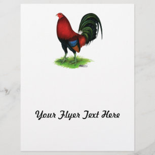 Gamecock: Dunkelrot Flyer