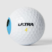 Gamecock: Dunkelrot Golfball (Logo)