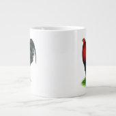 Gamecock:Dunkelrot Jumbo-Tasse (Vorderseite)