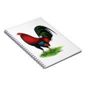 Gamecock: Dunkelrot Notizblock (Rechte Seite)