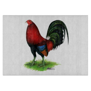 Gamecock: Dunkelrot Schneidebrett