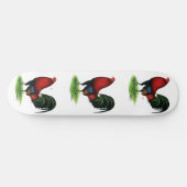 Gamecock: Dunkelrot Skateboard (Horizontal)