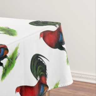 Gamecock:Dunkelrot Tischdecke