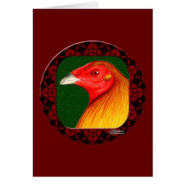 Gamecock Gerahmt (Vorne)