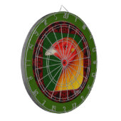 Gamecock Gerahmt Dartscheibe (Vorderseite Links)