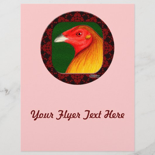 Gamecock Gerahmt Flyer (Vorne)