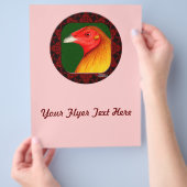 Gamecock Gerahmt Flyer (Hand)