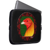 Gamecock Gerahmt Laptopschutzhülle (Vorne Rechts)