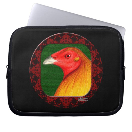 Gamecock Gerahmt Laptopschutzhülle (Vorderseite)