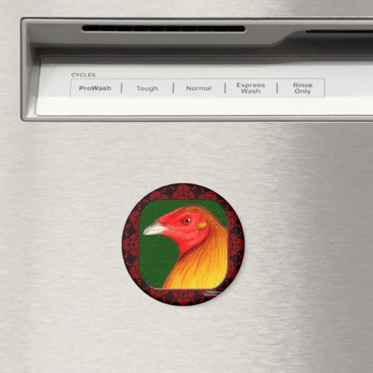 Gamecock Gerahmt Magnet (In Situ (Geschirrspüler))