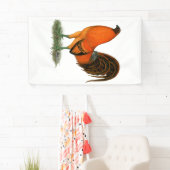 Gamecock Ginger Red Rooster Banner (Insitu)
