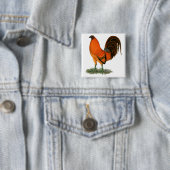 Gamecock Ginger Red Rooster Button (Beispiel)