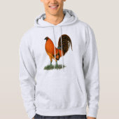 Gamecock Ginger Red Rooster Hoodie (Vorderseite)