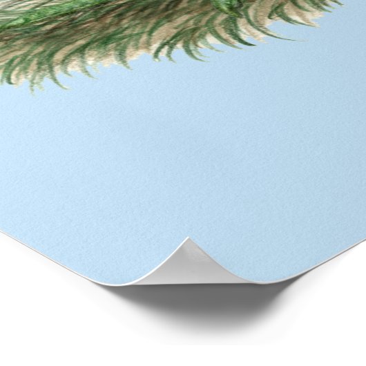 Gamecock Ginger Red Rooster Poster (Ecke)