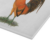 Gamecock Ginger Red Rooster Schneidebrett (Ecke)
