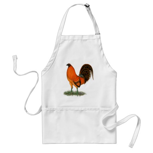 Gamecock Ginger Red Rooster Schürze (Vorne)