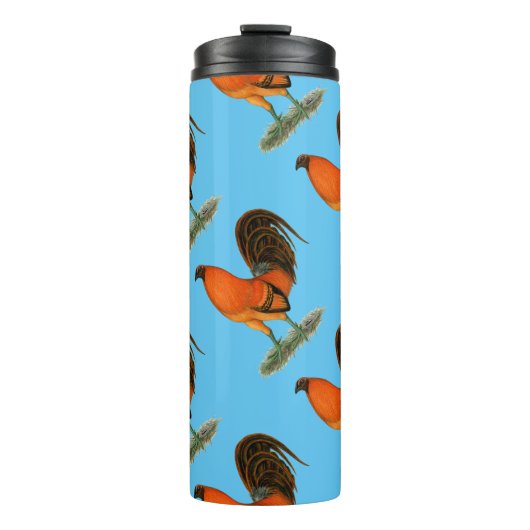 Gamecock Ginger Red Rooster Thermosbecher (Vorderseite)