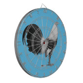 Gamecock Gray Duckwing Dartscheibe (Vorderseite Links)