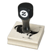 Gamecock Gray Duckwing Gummistempel (Stempel)