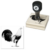 Gamecock Gray Duckwing Gummistempel (Stempel)