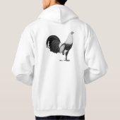 Gamecock Gray Duckwing Hoodie (Rückseite)