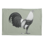 Gamecock Gray Duckwing Kissenbezug (Rückseite)