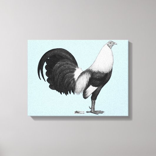 Gamecock Gray Duckwing Leinwanddruck (Vorderseite)