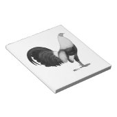 Gamecock Gray Duckwing Notizblock (angewinkelt)