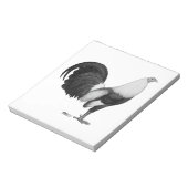 Gamecock Gray Duckwing Notizblock (Rotiert)