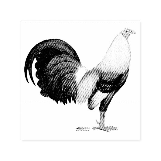 Gamecock Gray Duckwing Permastempel (Design)