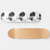 Gamecock Gray Duckwing Skateboard (Horizontal)