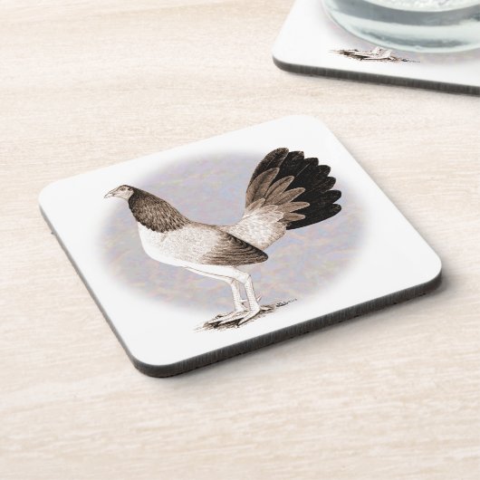 Gamecock: Hennie Getränkeuntersetzer (Linke Seite)