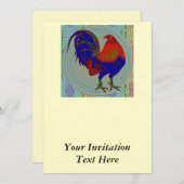 Gamecock: Impressionistin Einladung (Vorne/Hinten)