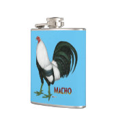 Gamecock Macho Duckwing Flachmann (Links)