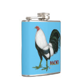 Gamecock Macho Duckwing Flachmann (Rechts)