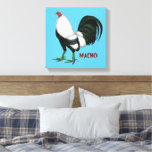 Gamecock Macho Duckwing Leinwanddruck (Insitu (Schlafzimmer))