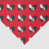 Gamecock Macho Duckwing Seidenpapier (Ausschnitt)