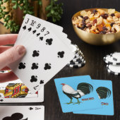 Gamecock Macho Duckwing Spielkarten (In Situ)