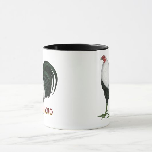 Gamecock Macho Duckwing Tasse (Zentrum)