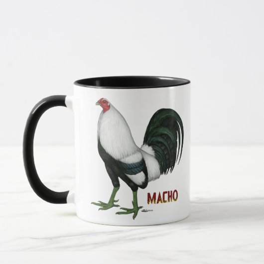 Gamecock Macho Duckwing Tasse (Links)