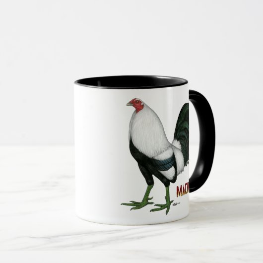 Gamecock Macho Duckwing Tasse (VorderseiteRechts)