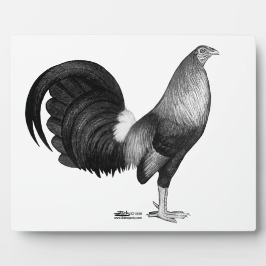 Gamecock Red Hatch Fotoplatte (Vorderseite)