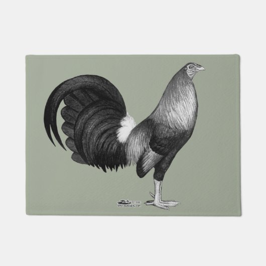 Gamecock Red Hatch Fußmatte (Vorderseite)
